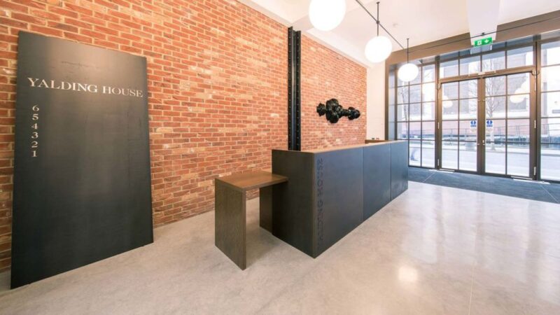 Yalding House Fitzrovia W1 Office To Let Reception 1