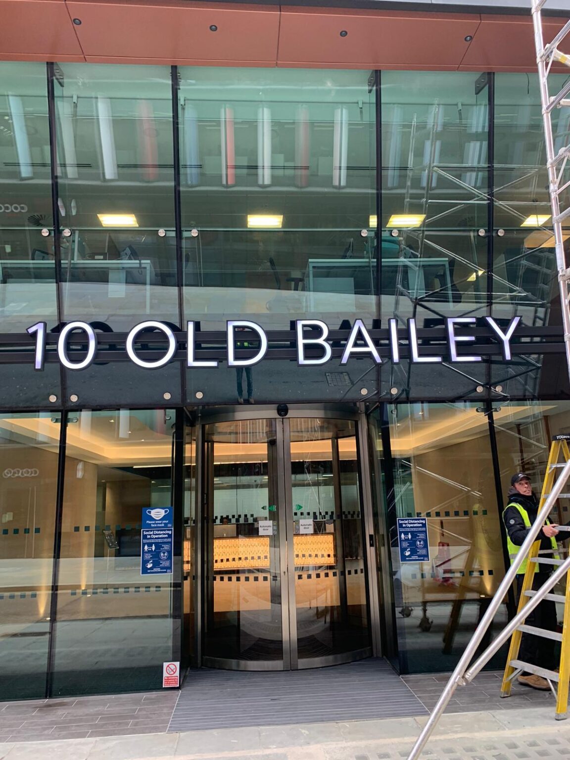 10 Old Bailey | Rimex Cladding | Illuminated Signage