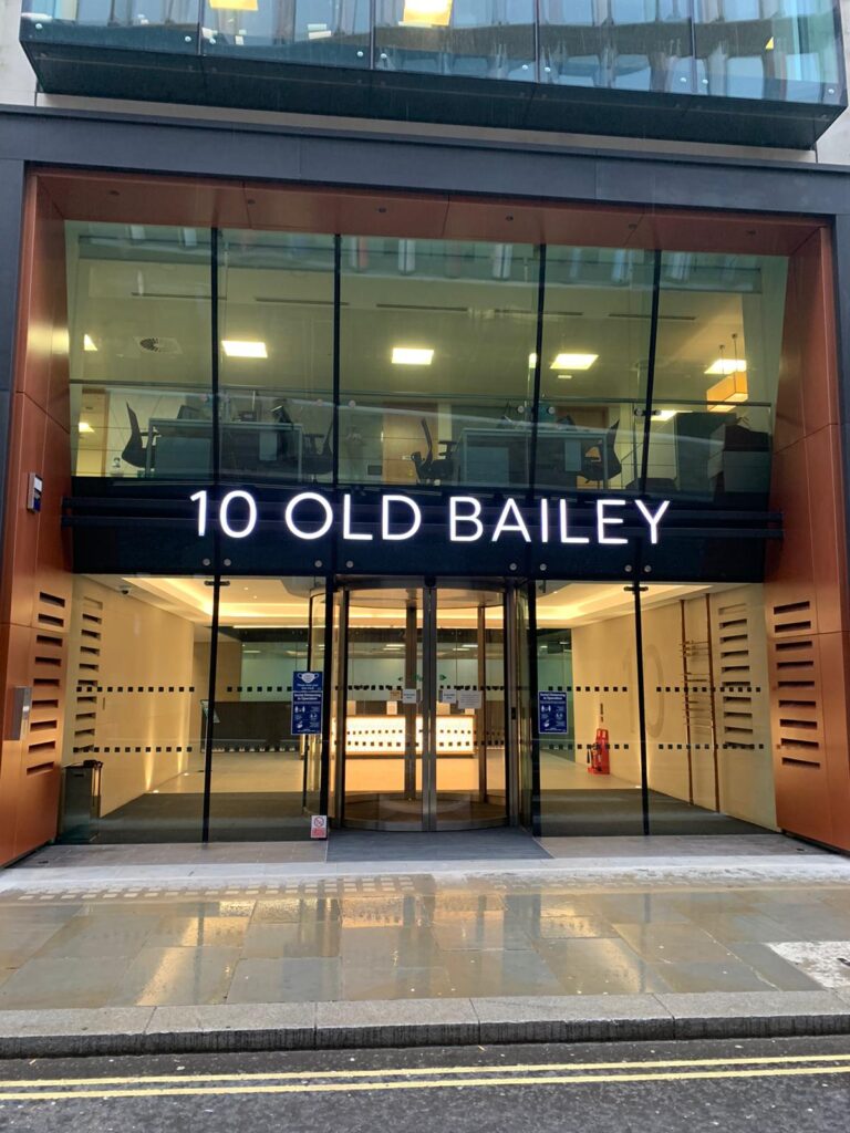 10 Old Bailey | Rimex Cladding | Illuminated Signage